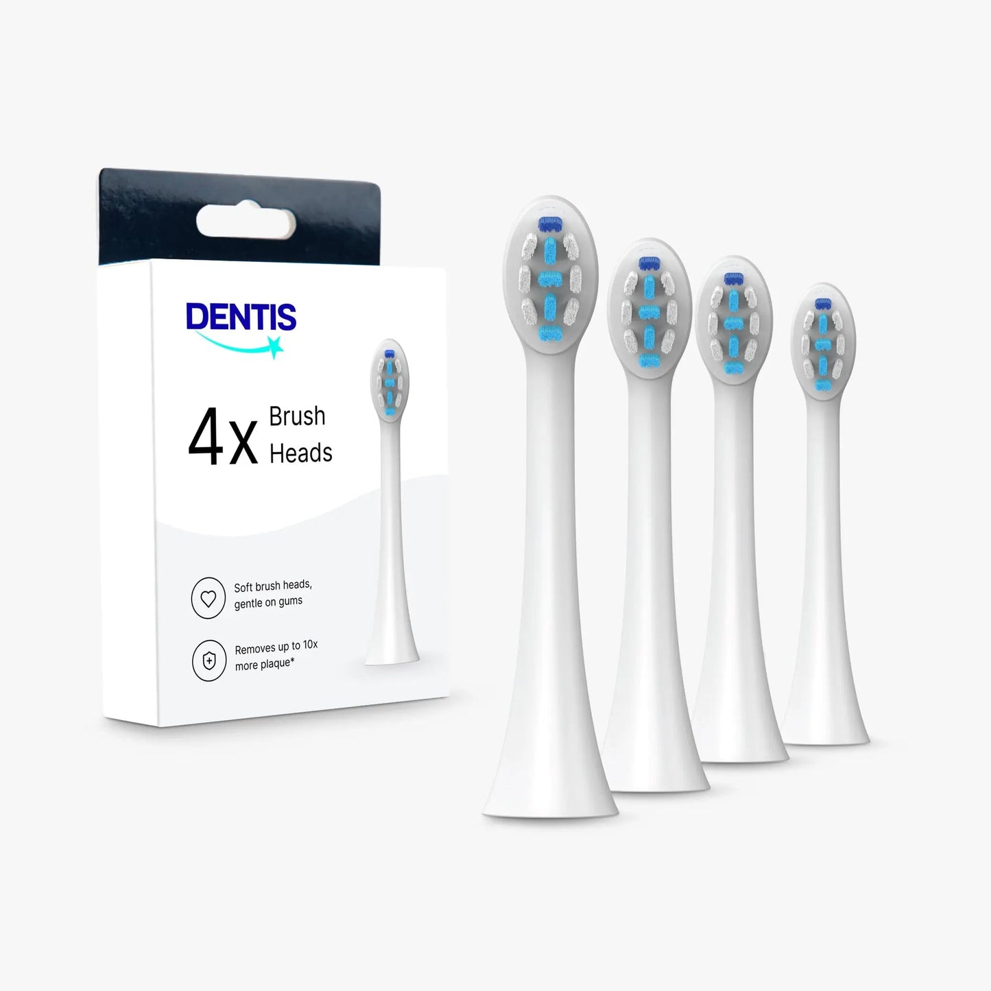 (4 pk) D2 Pro Sensitive Børstehoder